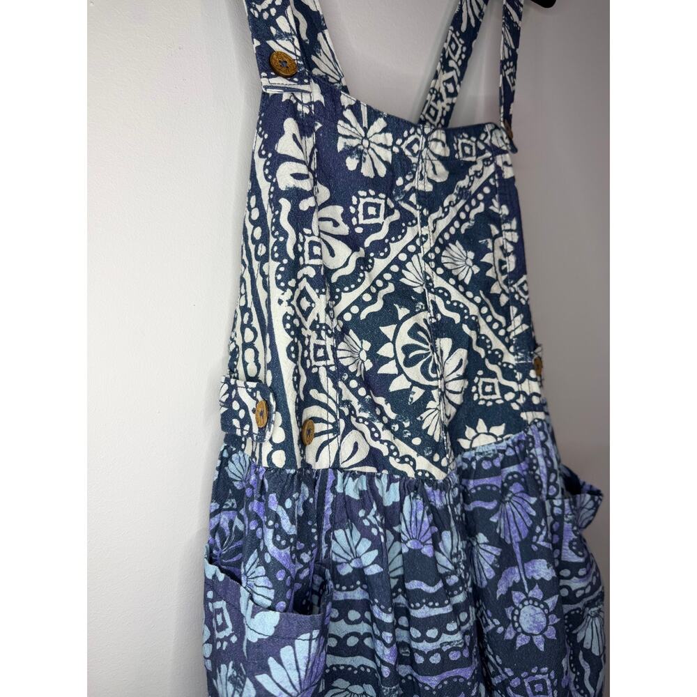 FREE PEOPLE Palm Bay Printed Shortalls Size Small NWOT - Picture 3 of 7